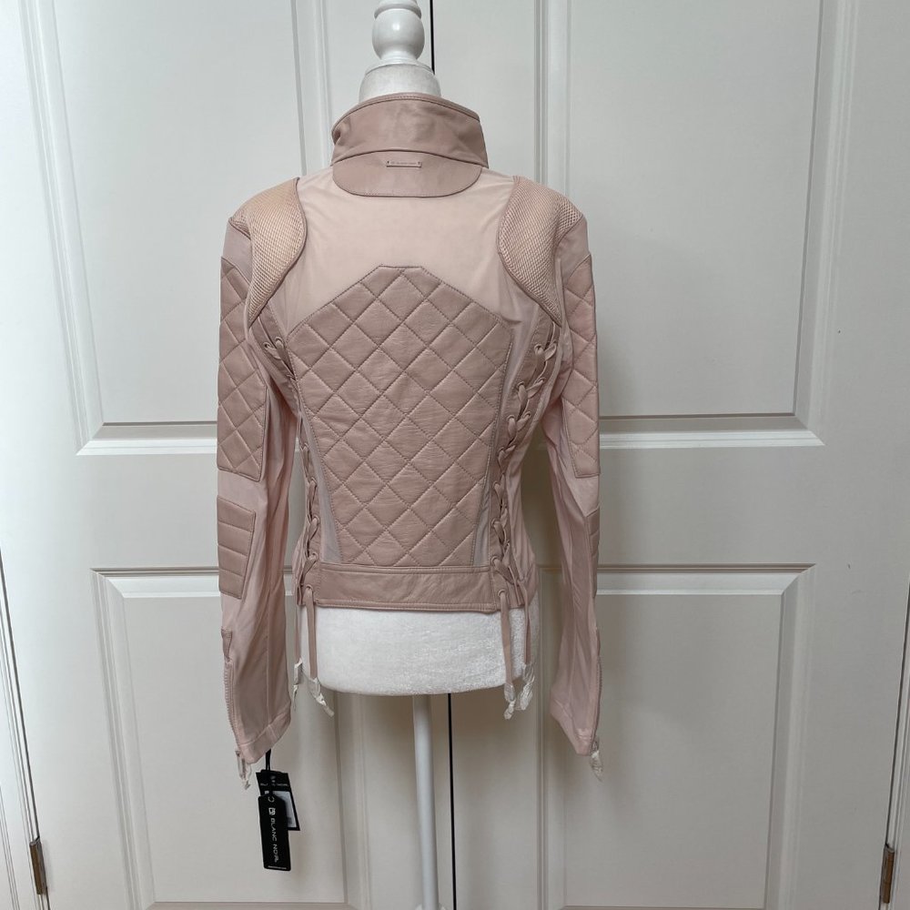 Last one!!!Leather Moto Jacket from BLANC NOIR - Picture 7 of 11